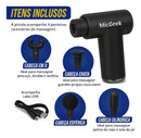 Massageador Pistola Elétrica Profissional Muscular Portátil Aparelho Fisioterapia Corporal, 6 Velocidades 4 Cabeças De Massagem - Micgeek