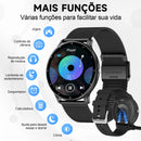 Smartwatch Esportivo Masculina Relógio Inteligente Redondo
