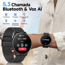 Smartwatch Esportivo Masculina Relógio Inteligente Redondo