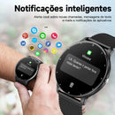 Smartwatch Esportivo Masculina Relógio Inteligente Redondo